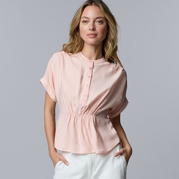 Женский топ с присборенной талией Simply Vera Vera Wang, Apricot Whisper
Женский топ с присборенной талией Simply Vera Vera Wang, Apricot Whisper