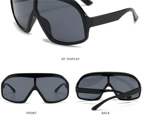 Винтажные солнцезащитные очки большого размера для женщин в стиле панк, солнцезащитные очки-щитки для мужчин в большой оправе, защита от УФ-излучения UV400 MTZJH, C5
Винтажные солнцезащитные очки большого размера для женщин в стиле панк, солнцезащитные очки-щитки для мужчин в большой оправе, защита от УФ-излучения UV400 MTZJH, C5