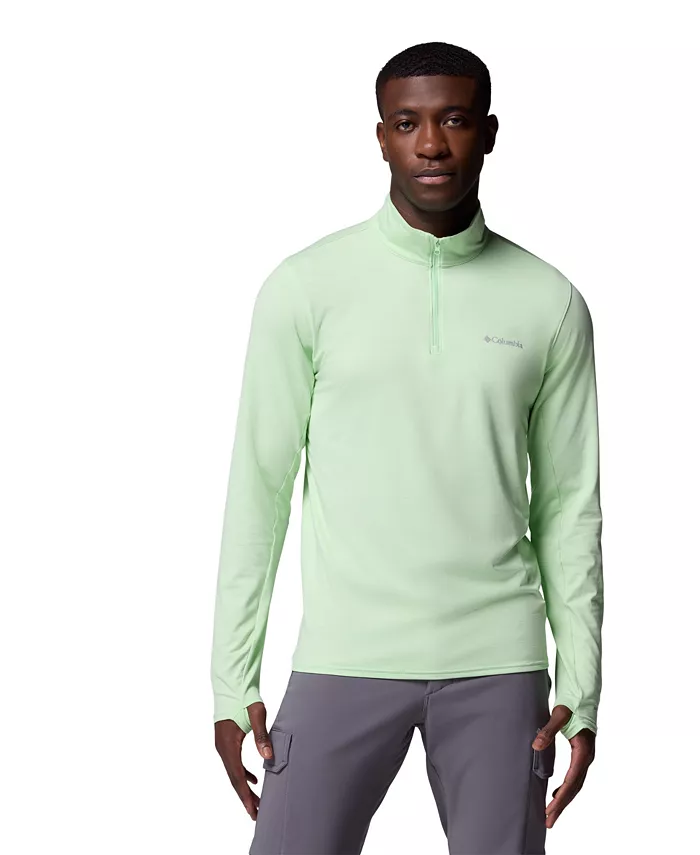 Мужская футболка Tech Trail с молнией на 1/4 Columbia, зеленый 
Мужская футболка Tech Trail с молнией на 1/4 Columbia, зеленый