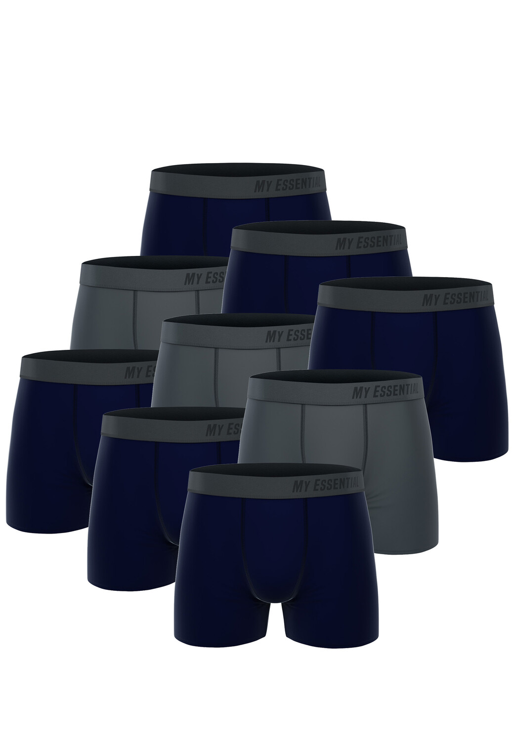 Боксеры Unbekannt Boxershorts My Essential 9 Pack Boxers Cotton Bio, темно-синий
Боксеры Unbekannt Boxershorts My Essential 9 Pack Boxers Cotton Bio, темно-синий