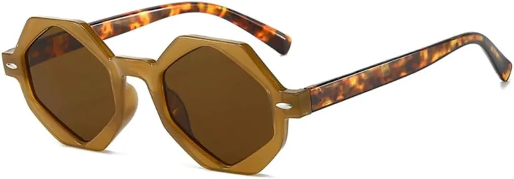 Ретро-солнцезащитные очки Polygon Jelly Tea для женщин и мужчин, модные, с градиентным покрытием, защитой от УФ-излучения UV400 и заклепками TVTBBVV, Jelly Tea Tea
Ретро-солнцезащитные очки Polygon Jelly Tea для женщин и мужчин, модные, с градиентным покрытием, защитой от УФ-излучения UV400 и заклепками TVTBBVV, Jelly Tea Tea