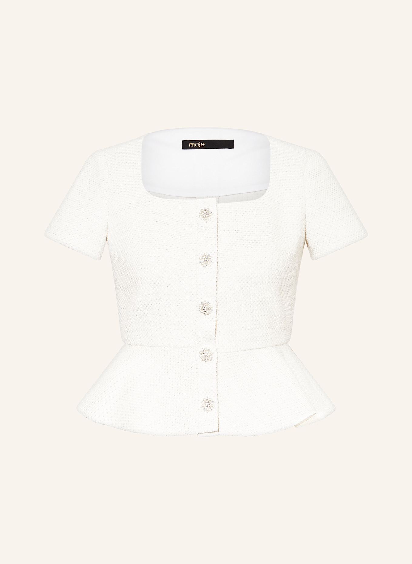 Твидовый жакет с блестящей пряжей Maje, мультиколор
Твидовый жакет с блестящей пряжей Maje, мультиколор