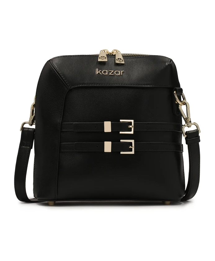 Маленькая сумочка на биполярной молнии. Kazar, черный
Маленькая сумочка на биполярной молнии. Kazar, черный