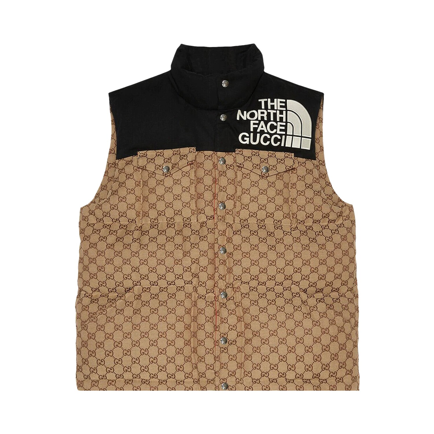 Утепленный жилет Gucci x The North Face GG, цвет Бежевый/черный/черный
Утепленный жилет Gucci x The North Face GG, цвет Бежевый/черный/черный