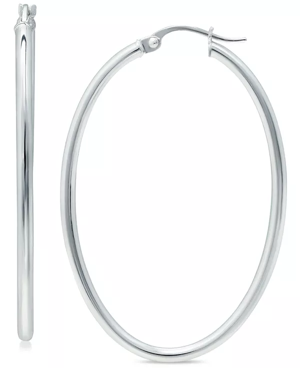 Средние овальные серьги-кольца из стерлингового серебра с 18-каратным золотом или стерлингового серебра, 1-5/8 дюйма, созданные для Macy's. Giani Bernini, silver
Средние овальные серьги-кольца из стерлингового серебра с 18-каратным золотом или стерлингового серебра, 1-5/8 дюйма, созданные для Macy's. Giani Bernini, silver