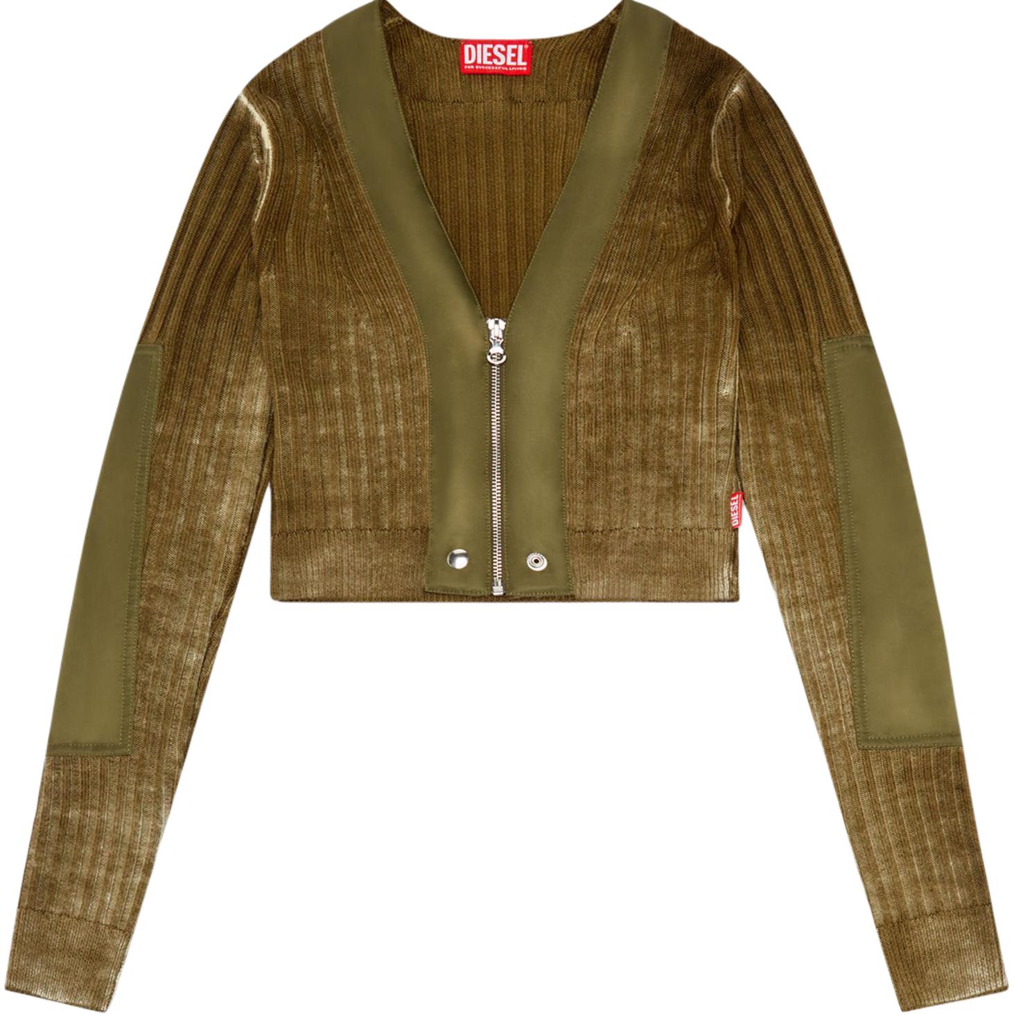 M Asera укороченный кардиган DIESEL, зеленый
M Asera укороченный кардиган DIESEL, зеленый