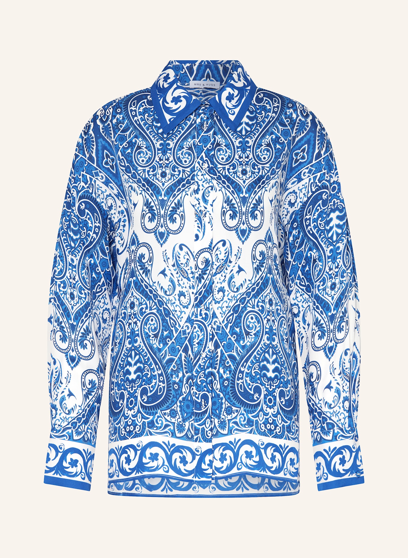 Блузка-Рубашка с шелком Mrs & Hugs, мультиколор
Блузка-Рубашка с шелком Mrs & Hugs, мультиколор