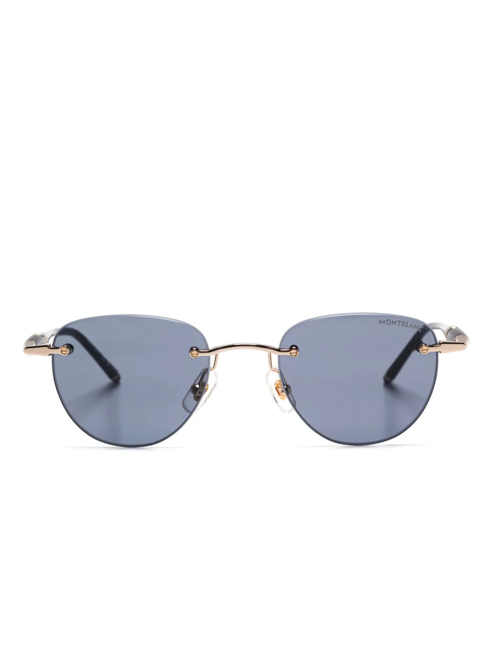 Солнцезащитные очки в безободковой оправе MONTBLANC, черный
Солнцезащитные очки в безободковой оправе MONTBLANC, черный