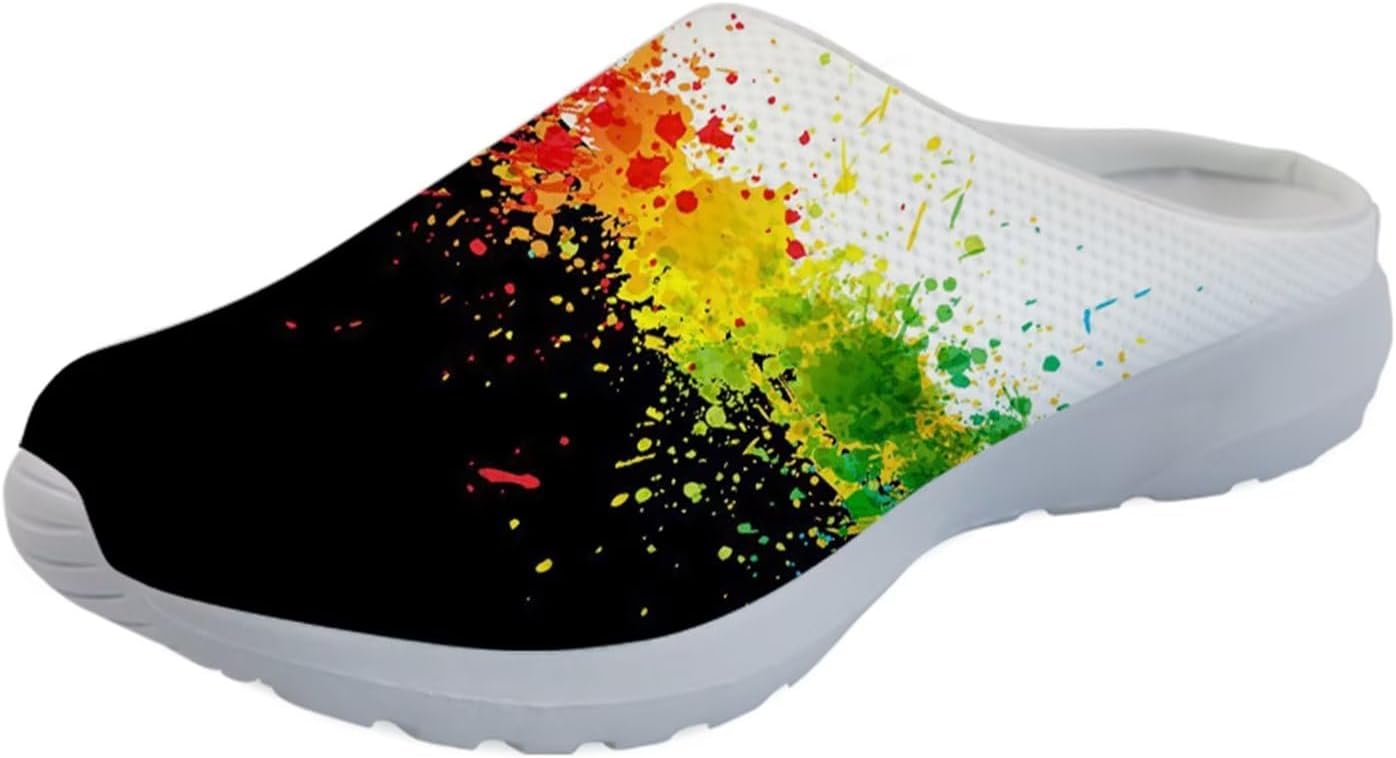 Мужские садовые сабо GLENLCWE, женские сабо-сандалии, сетчатые пляжные тапочки для душа, повседневные мюли с поддержкой свода стопы для дома и улицы, Rainbow Splatter Tie Dye
Мужские садовые сабо GLENLCWE, женские сабо-сандалии, сетчатые пляжные тапочки для душа, повседневные мюли с поддержкой свода стопы для дома и улицы, Rainbow Splatter Tie Dye