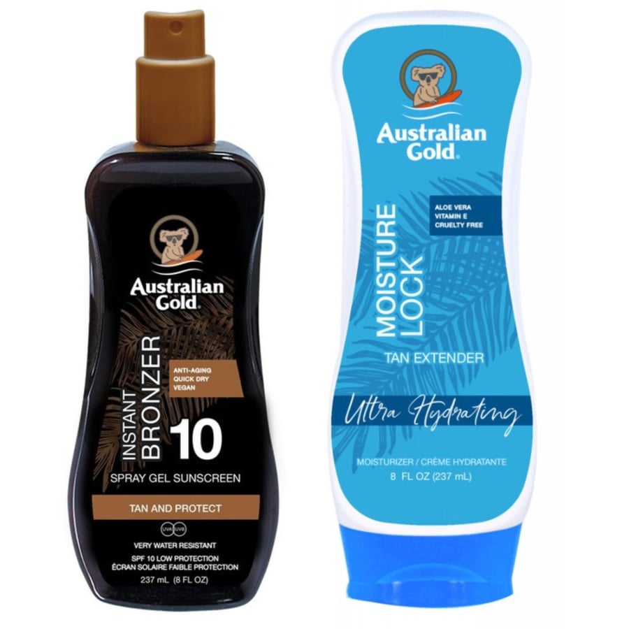 Australian Gold Spray Bronzer SPF10 + Moisture Lock 237 мл
Australian Gold Spray Bronzer SPF10 + Moisture Lock 237 мл