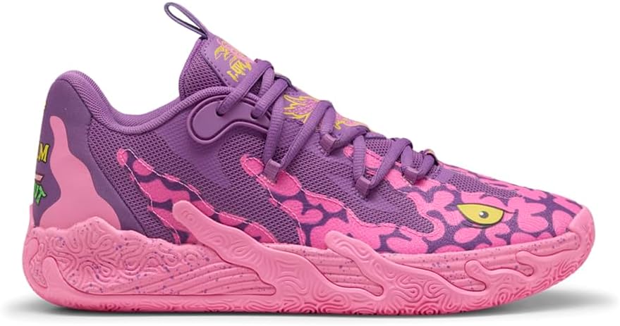 Мужские кроссовки PUMA Mb.03 Teenage Mutant Ninja Turtles Lo Krang для баскетбола - розовые, фиолетовые
Мужские кроссовки PUMA Mb.03 Teenage Mutant Ninja Turtles Lo Krang для баскетбола - розовые, фиолетовые