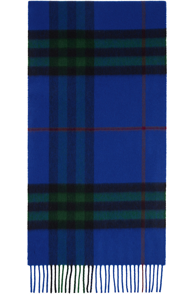 Burberry Кашемировый шарф в сине-зеленую клетку
Burberry Кашемировый шарф в сине-зеленую клетку