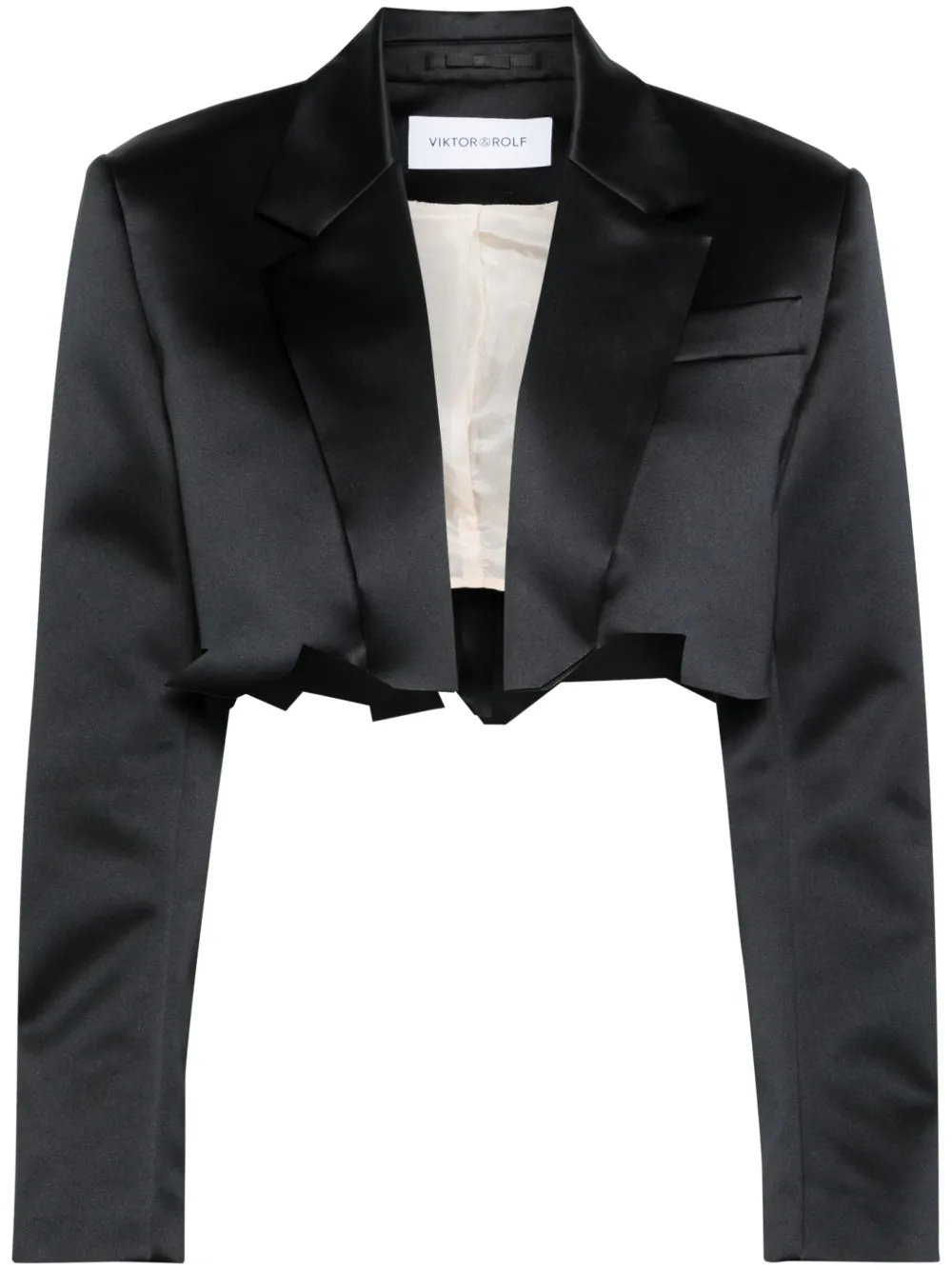 Укороченный пиджак Viktor & Rolf, черный
Укороченный пиджак Viktor & Rolf, черный