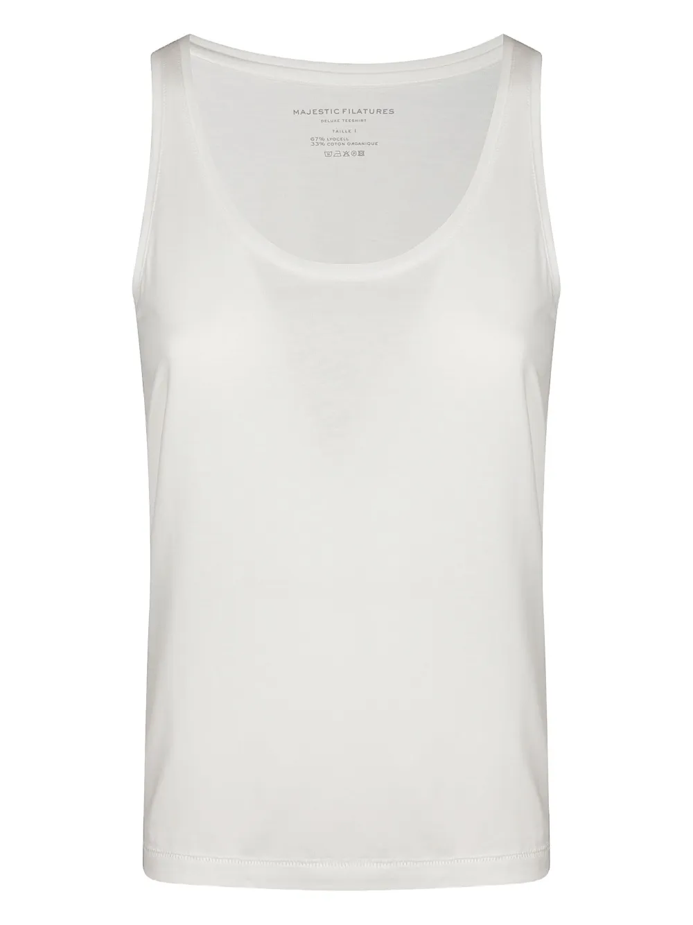 Топ с круглым вырезом Majestic Filatures, белый
Топ с круглым вырезом Majestic Filatures, белый