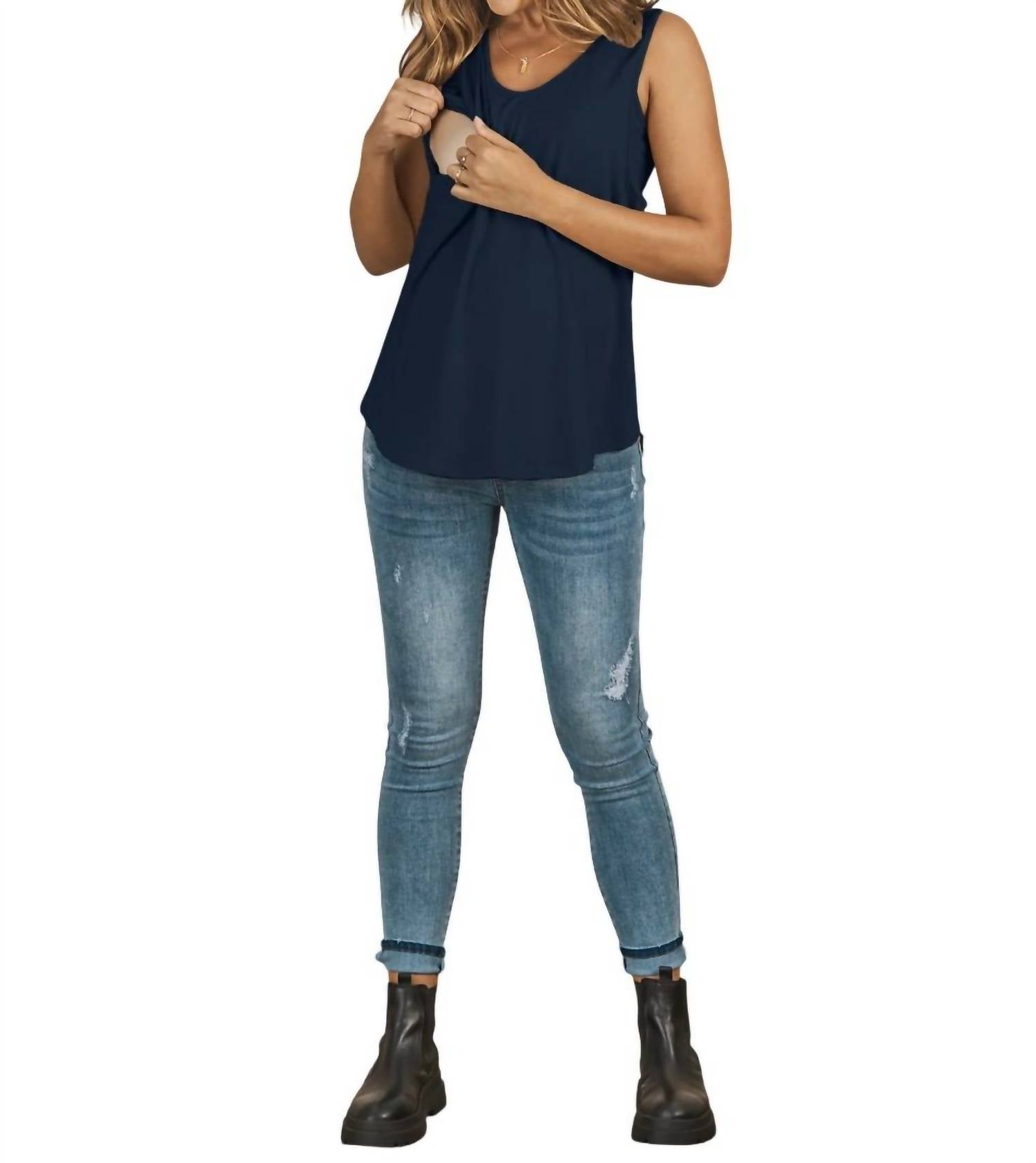 Майка женская Angel Maternity, темно-синий
Майка женская Angel Maternity, темно-синий