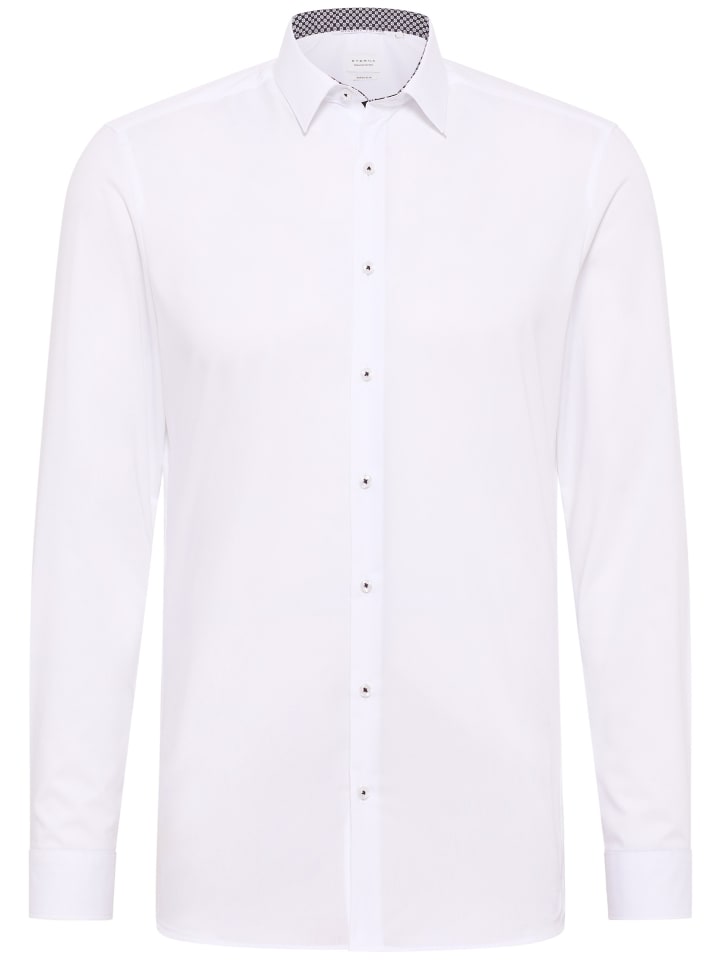 Рубашка SUPER SLIM белого цвета Eterna
Рубашка SUPER SLIM белого цвета Eterna