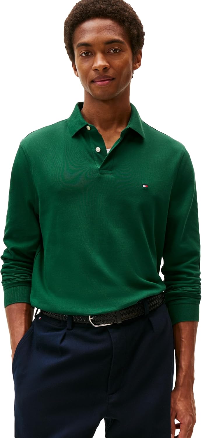 Мужские рубашки поло с длинным рукавом Tommy Hilfiger классического кроя из эластичного органического хлопка пике, Ornamental Green, Зеленый, Мужские рубашки поло с длинным рукавом Tommy Hilfiger классического кроя из эластичного органического хлопка пике
Мужские рубашки поло с длинным рукавом Tommy Hilfiger классического кроя из эластичного органического хлопка пике, Ornamental Green, Зеленый, Мужские рубашки поло с длинным рукавом Tommy Hilfiger классического кроя из эластичного органического хлопка пике