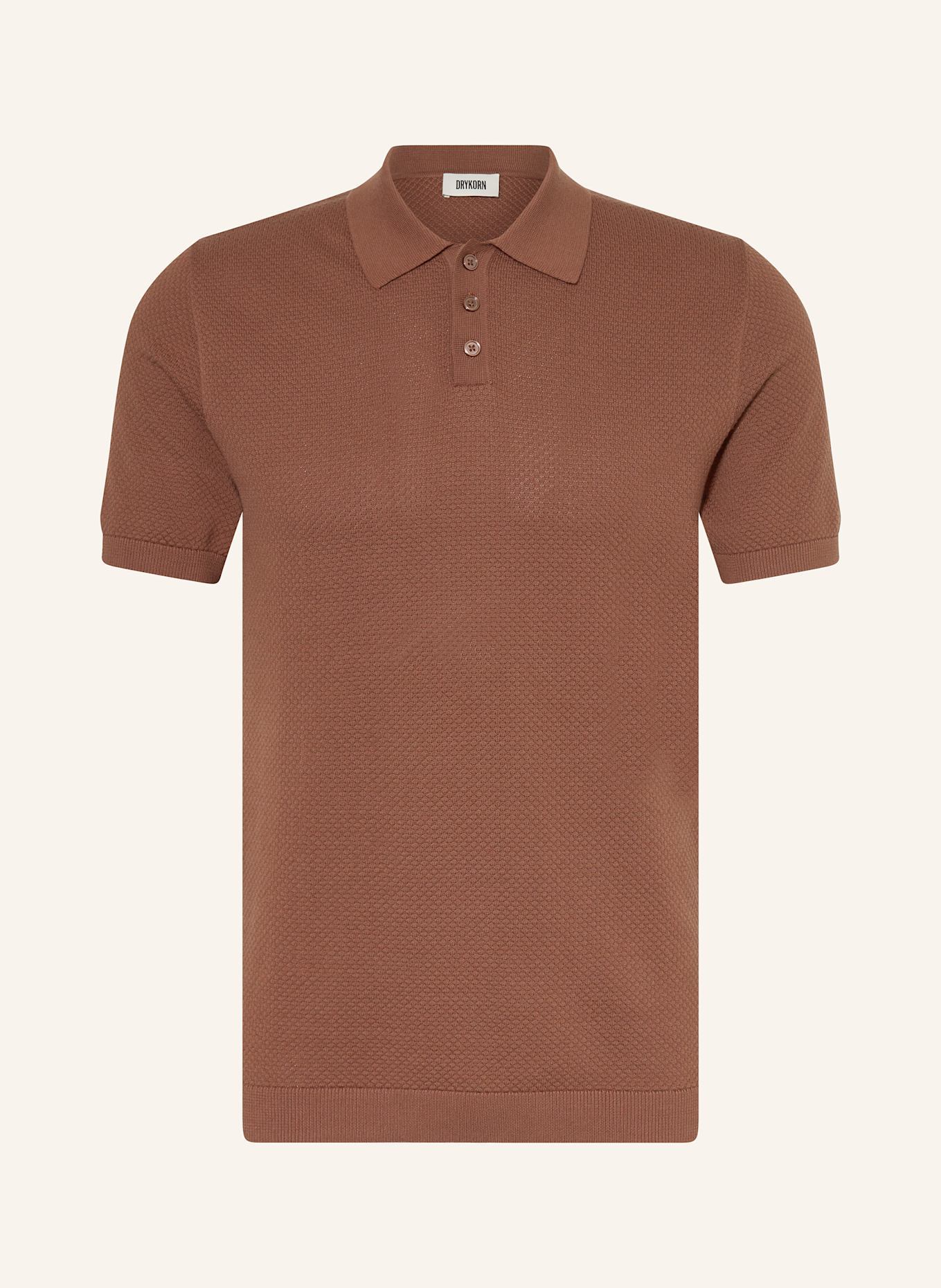 Трикотажная рубашка поло тритон Drykorn, коричневый
Трикотажная рубашка поло тритон Drykorn, коричневый