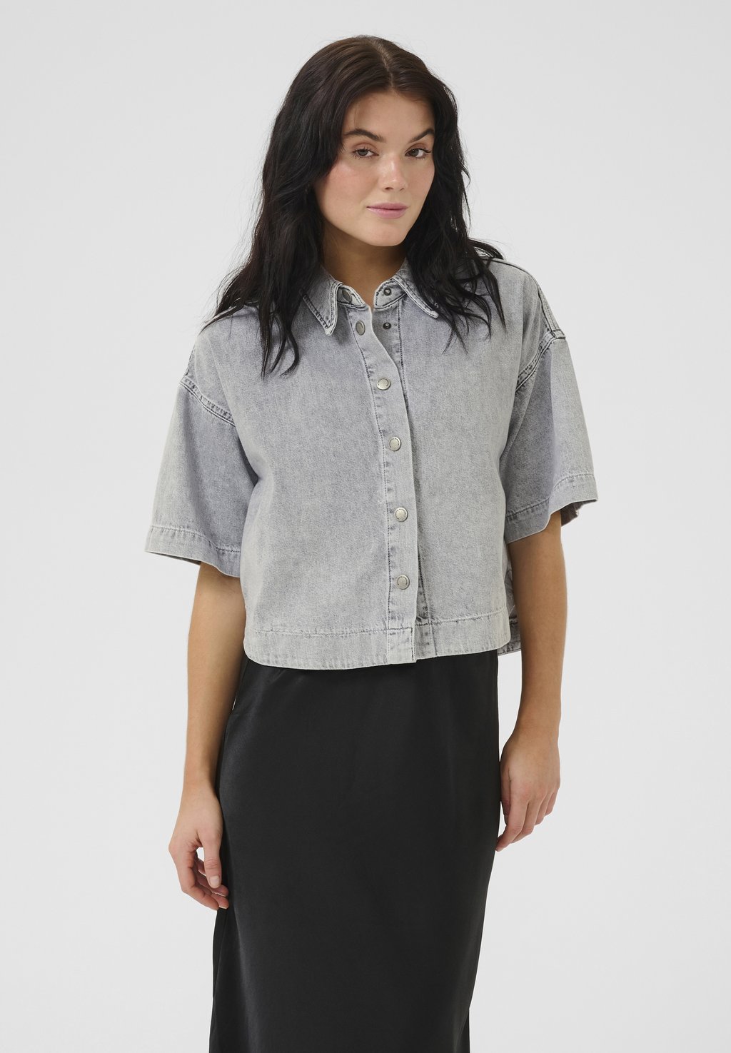 Блузка на пуговицах My Essential Wardrobe, светло-серый
Блузка на пуговицах My Essential Wardrobe, светло-серый
