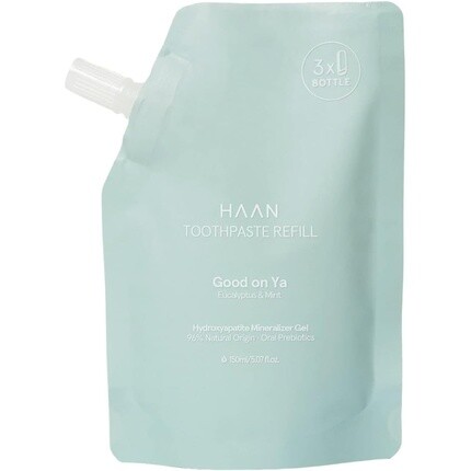 Сменный блок зубной пасты Good On Ya с натуральными ингредиентами, 150 мл — многоразового использования и для веганов, Haan
Сменный блок зубной пасты Good On Ya с натуральными ингредиентами, 150 мл — многоразового использования и для веганов, Haan