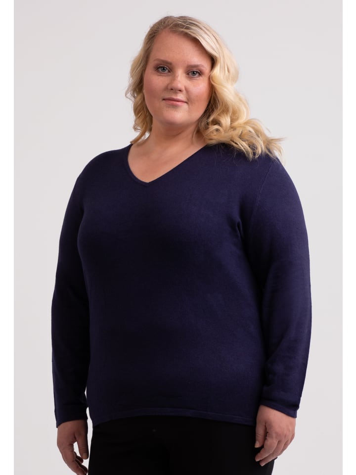 Шелковый свитер с V-образным вырезом темно-синего цвета CASH-MERE.CH
Шелковый свитер с V-образным вырезом темно-синего цвета CASH-MERE.CH