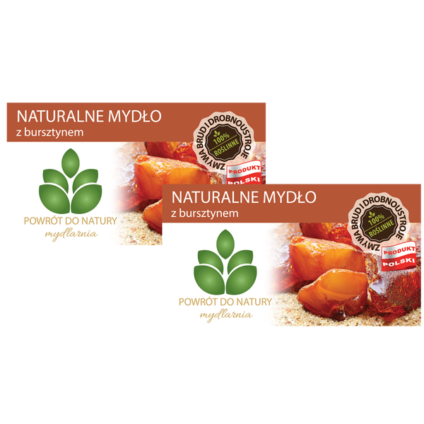 100% натуральное мыло на растительной основе с янтарем, 2 шт. Powrót Do Natury
100% натуральное мыло на растительной основе с янтарем, 2 шт. Powrót Do Natury