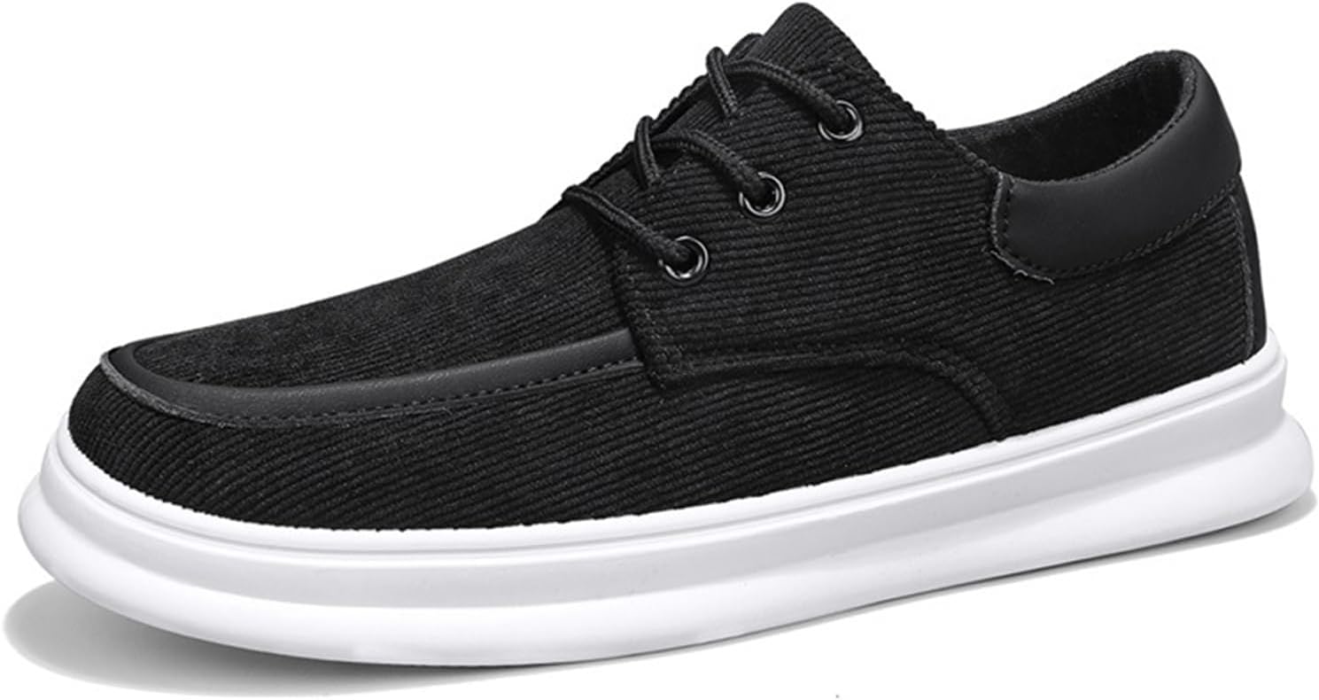Мужские кеды на шнуровке Canvas с низким верхом, платформой, круглым носком, плоской подошвой, мягкой стелькой, удобные для ходьбы и вождения, повседневные модные шнурованные туфли Xoekd, черный
Мужские кеды на шнуровке Canvas с низким верхом, платформой, круглым носком, плоской подошвой, мягкой стелькой, удобные для ходьбы и вождения, повседневные модные шнурованные туфли Xoekd, черный