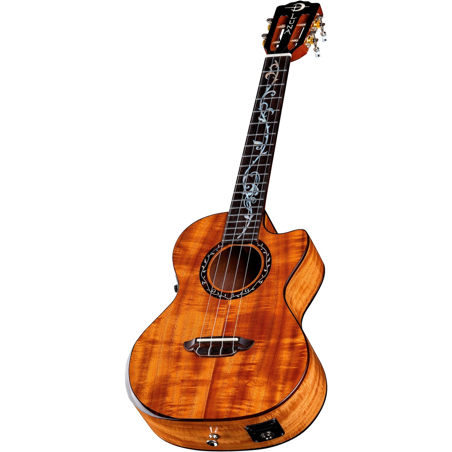 Luna Guitars Vineyard Koa Тенор Акустическая-электрическая гавайская гитара Gloss Natural
Luna Guitars Vineyard Koa Тенор Акустическая-электрическая гавайская гитара Gloss Natural