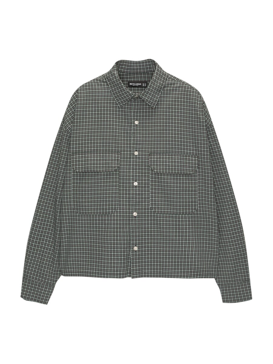 Удобная рубашка на пуговицах Pull&Bear, темно-зеленый
Удобная рубашка на пуговицах Pull&Bear, темно-зеленый