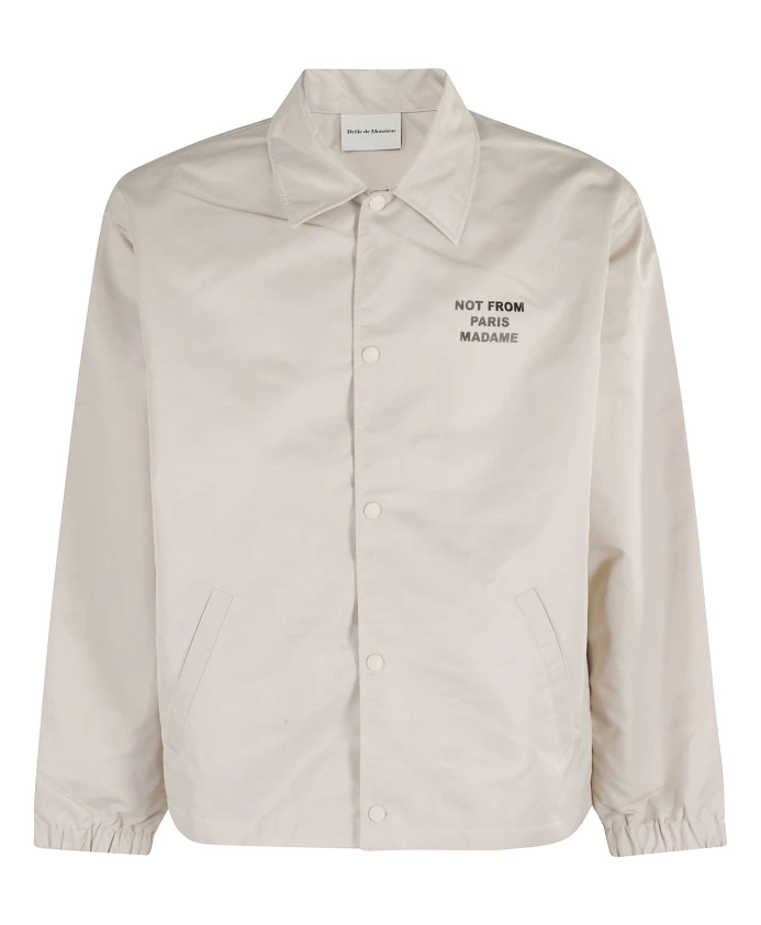 Жилет с лозунгом Drole De Monsieur, бежевый
Жилет с лозунгом Drole De Monsieur, бежевый