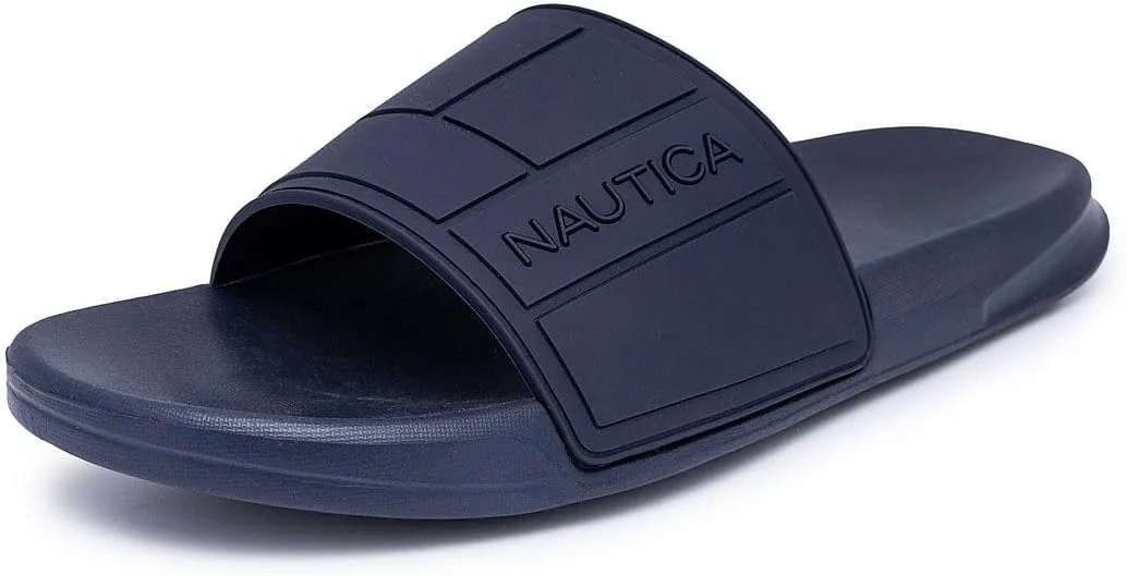 Мужские сандалии Nautica с открытым носком - удобные домашние и уличные душевые тапочки, темно-синий
Мужские сандалии Nautica с открытым носком - удобные домашние и уличные душевые тапочки, темно-синий