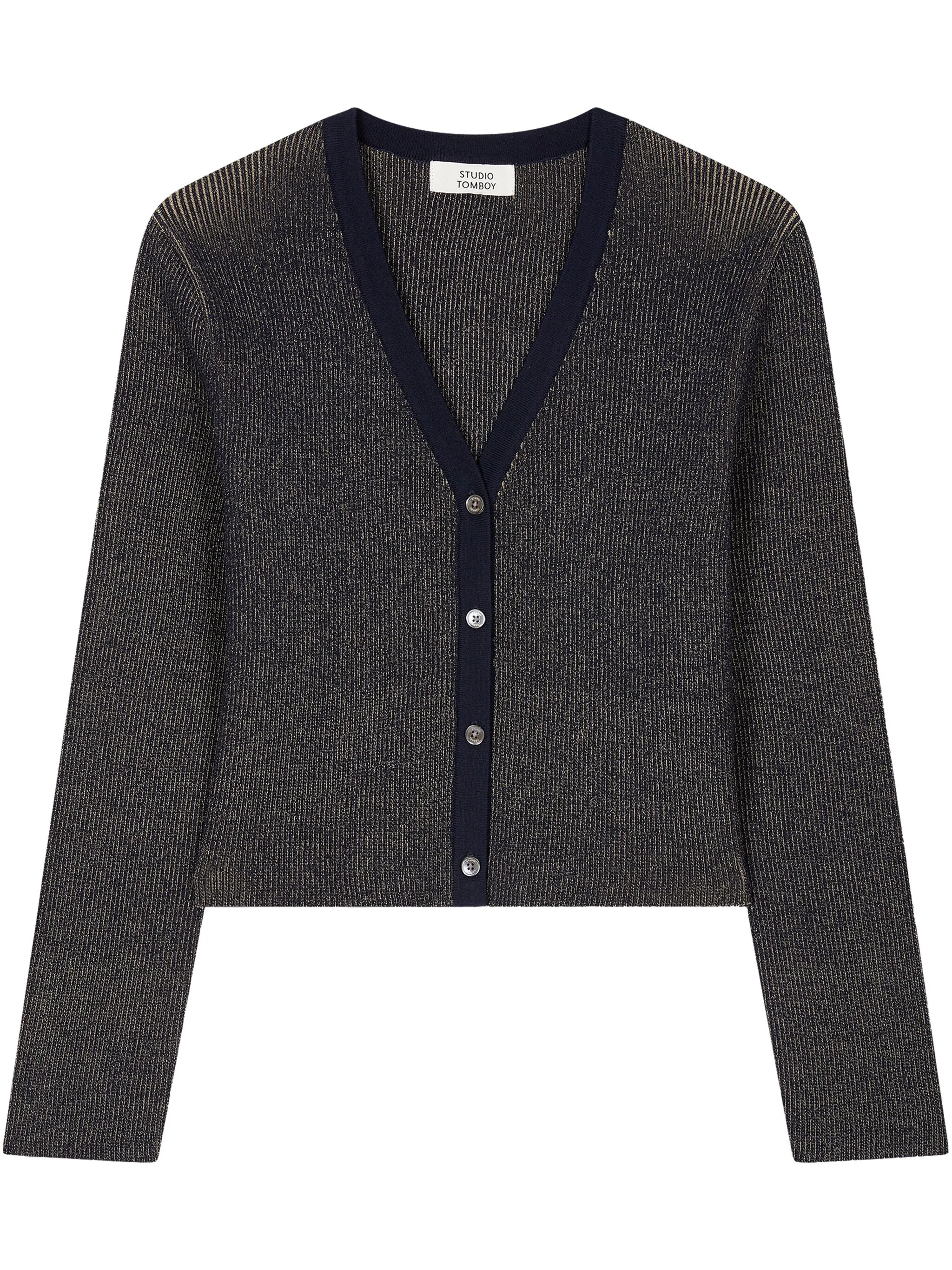 Кардиган с V-образным вырезом Tomboy, синий
Кардиган с V-образным вырезом Tomboy, синий