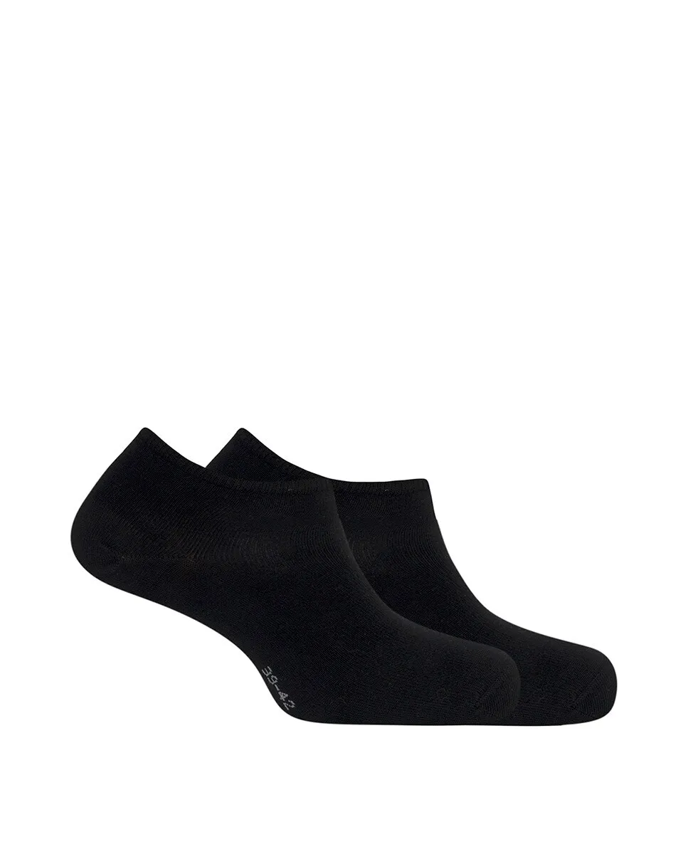 В упаковке 2 пары однотонных мужских носков из органического хлопка Punto Blanco, черный
В упаковке 2 пары однотонных мужских носков из органического хлопка Punto Blanco, черный