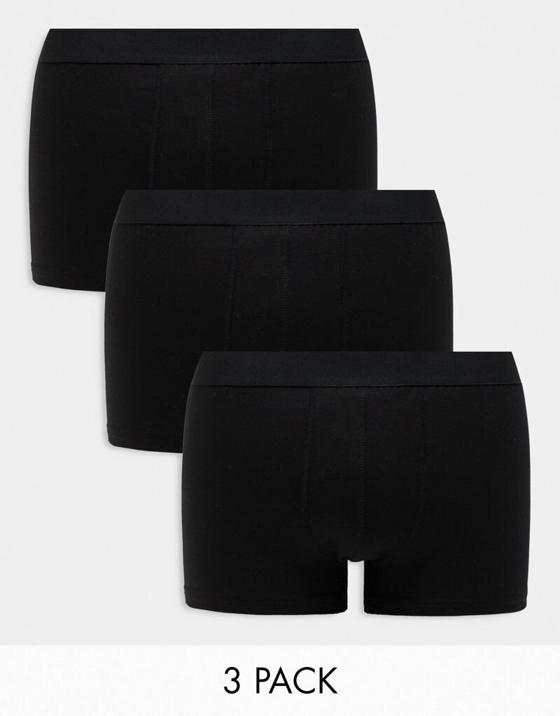 New Look — комплект из 3 черных боксеров
New Look — комплект из 3 черных боксеров