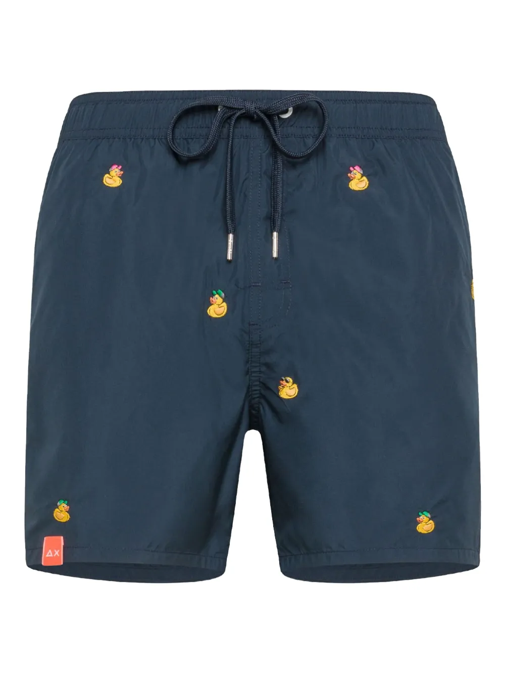 Плавки-шорты с вышитыми утками Sun68, синий 
Плавки-шорты с вышитыми утками Sun68, синий