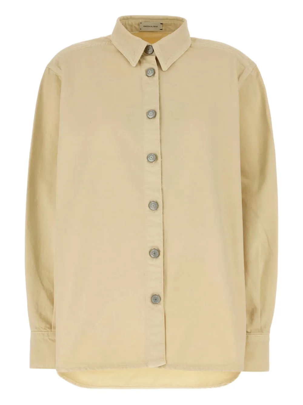 Хлопковая рубашка Magda Butrym, нейтральный
Хлопковая рубашка Magda Butrym, нейтральный