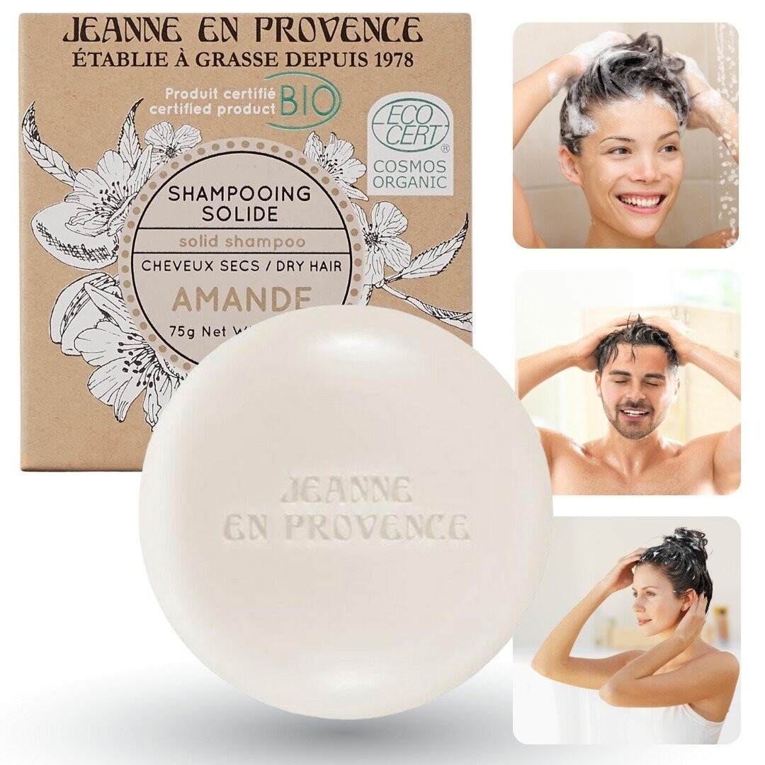 Jeanne en Provence - БИО Шампунь с маслом сладкого миндаля 75г
Jeanne en Provence - БИО Шампунь с маслом сладкого миндаля 75г