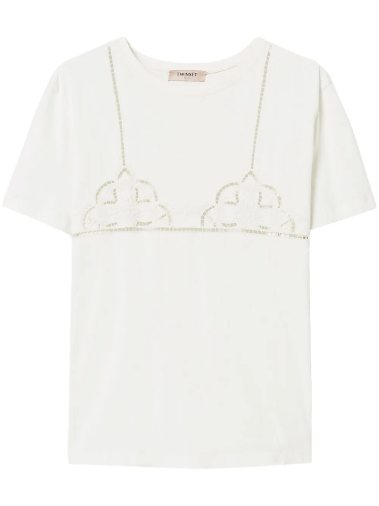 Базовая футболка TWINSET, белый
Базовая футболка TWINSET, белый