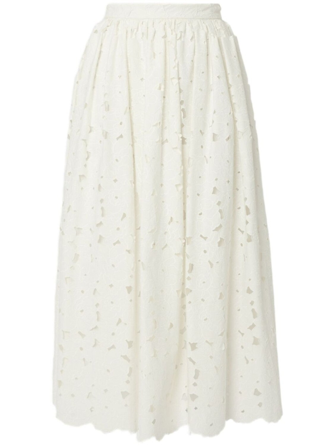 ERDEM юбка миди со сборками, белый
ERDEM юбка миди со сборками, белый