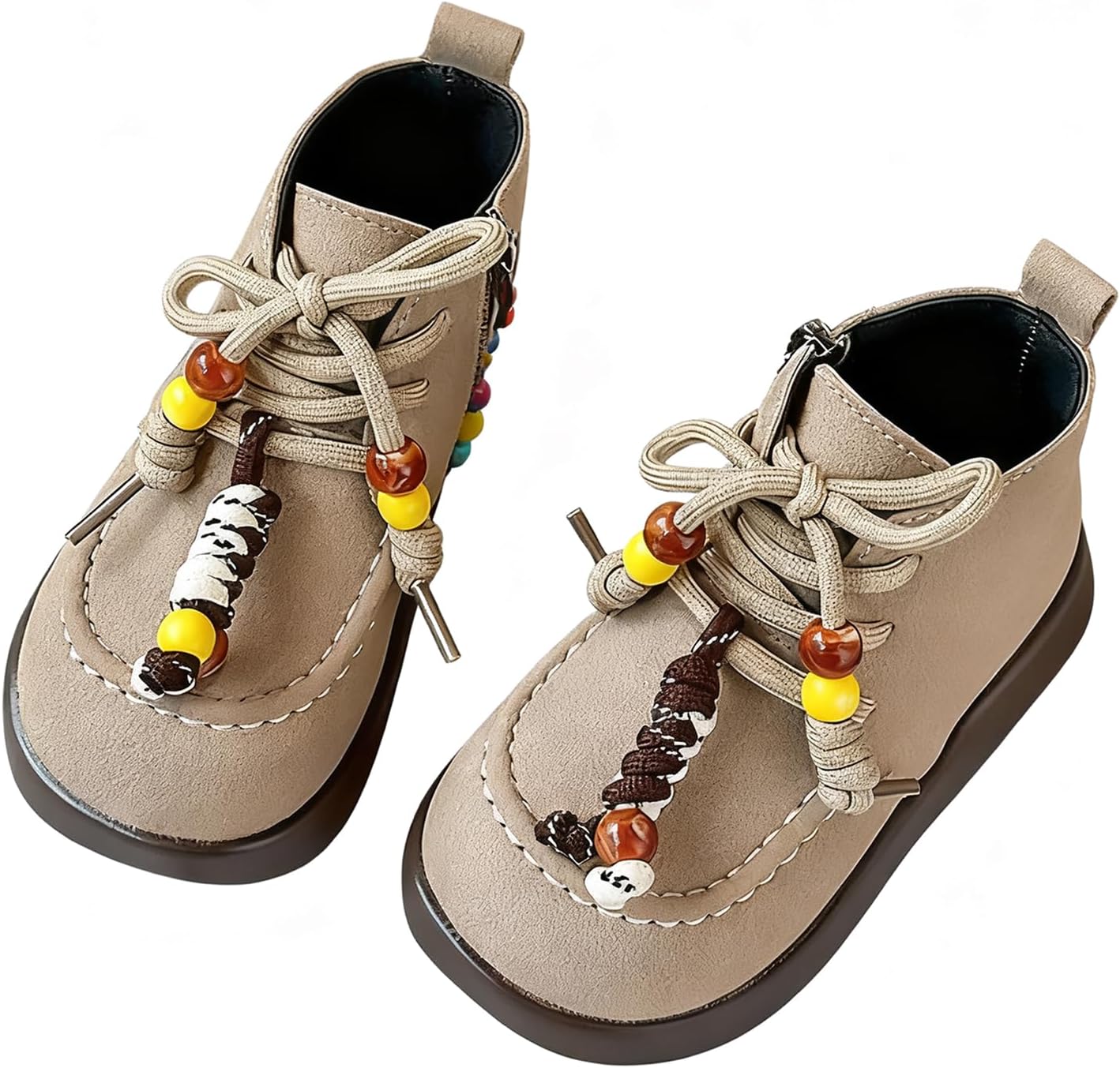 BANGTEUO Детские замшевые мокасины-башмачки для девочек, модные укороченные ботинки с бусинами, удобные с боковой молнией, с круглым носком, противоскользящие, повседневные короткие ботильоны для ежедневных прогулок на улице
BANGTEUO Детские замшевые мокасины-башмачки для девочек, модные укороченные ботинки с бусинами, удобные с боковой молнией, с круглым носком, противоскользящие, повседневные короткие ботильоны для ежедневных прогулок на улице