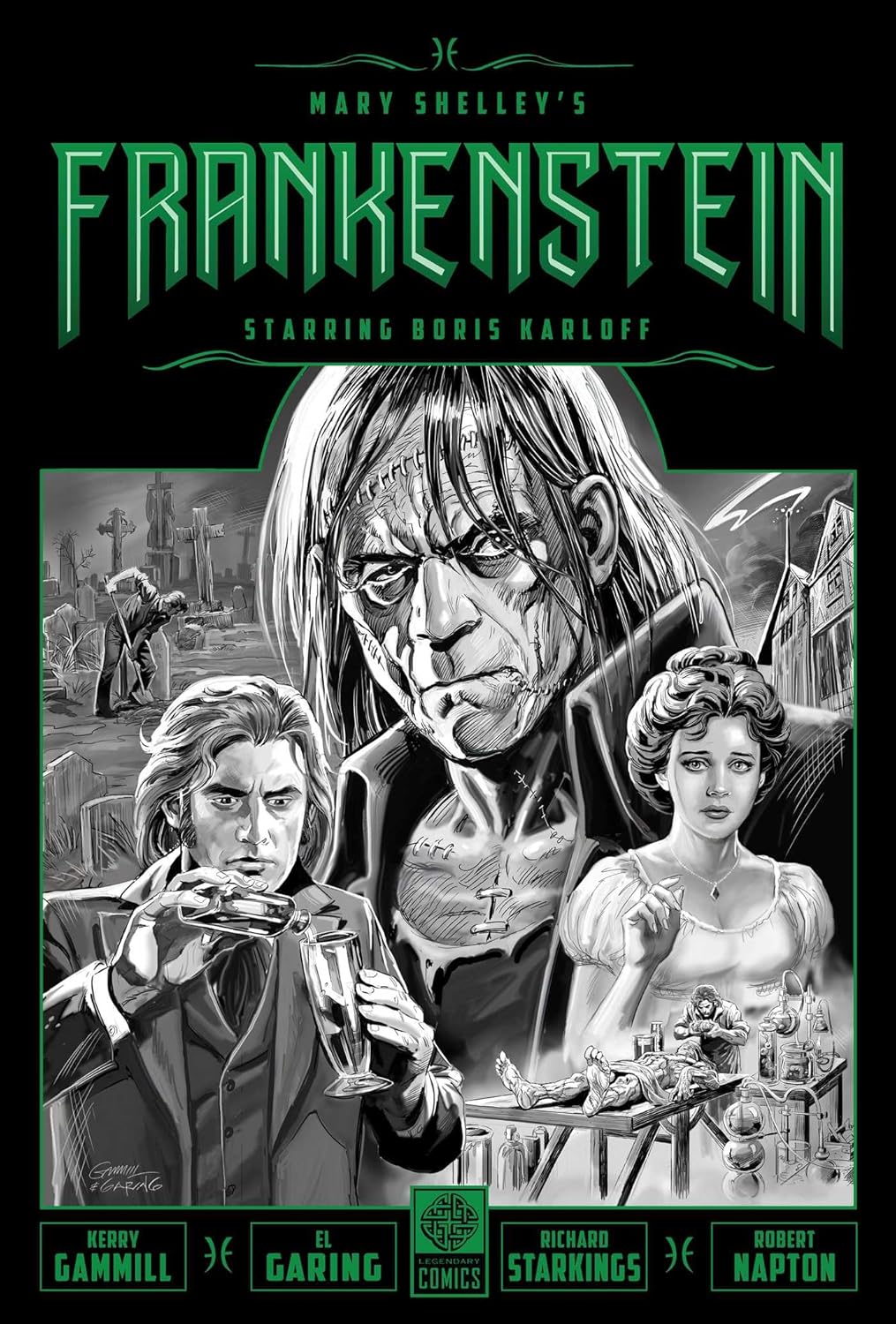 Mary Shelley's Frankenstein Starring Boris Karloff (Legendary Comics Classic Monsters) (Legendary Comics)
Mary Shelley's Frankenstein Starring Boris Karloff (Legendary Comics Classic Monsters) (Legendary Comics)