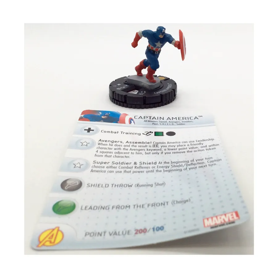 Капитан Америка № 001, Marvel HeroClix - Avengers vs. X-Men - Singles
Капитан Америка № 001, Marvel HeroClix - Avengers vs. X-Men - Singles