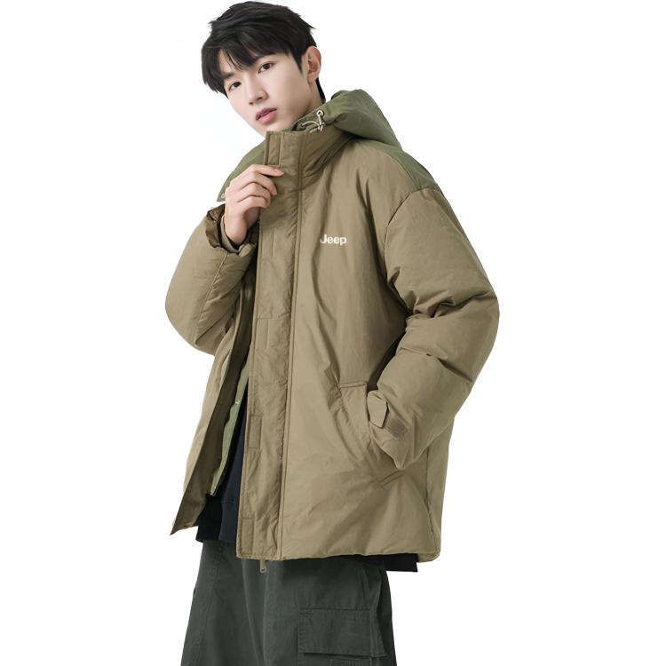 Пуховик Unisex с капюшоном утепленный Jeep, хаки
Пуховик Unisex с капюшоном утепленный Jeep, хаки