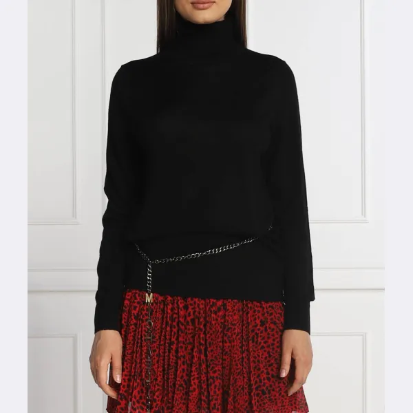 Шерстяная водолазка приталенного кроя Michael Kors, черный
Шерстяная водолазка приталенного кроя Michael Kors, черный