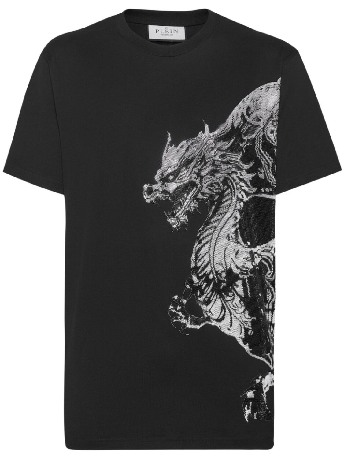 Футболка из хлопка с отделкой стразами от Philipp Plein, черный
Футболка из хлопка с отделкой стразами от Philipp Plein, черный