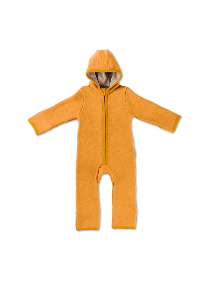 Комбинезон из шерстяного флиса золотисто-желтого цвета Hofbrucker
Комбинезон из шерстяного флиса золотисто-желтого цвета Hofbrucker