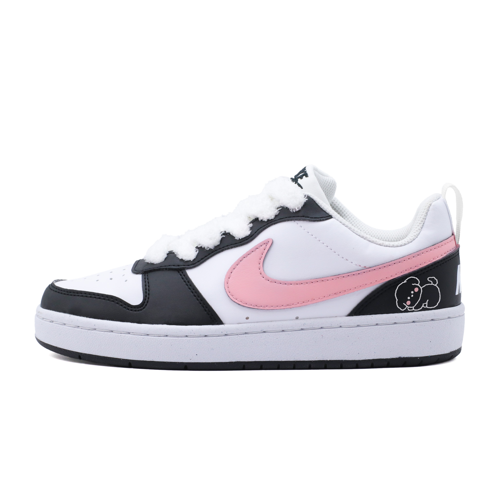 Детские, подростковые, противоскользящие, износостойкие, низкие кроссовки для скейтбординга Court Borough Nike, розовый 
Детские, подростковые, противоскользящие, износостойкие, низкие кроссовки для скейтбординга Court Borough Nike, розовый