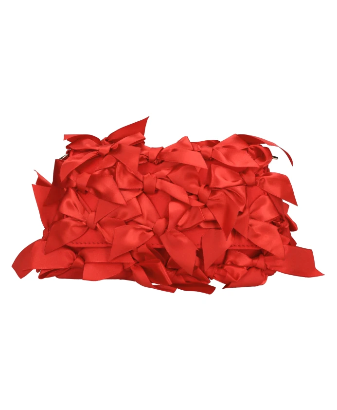 Атласная сумочка с бантиками La Carrie, красный
Атласная сумочка с бантиками La Carrie, красный