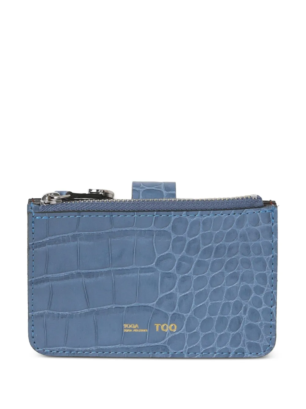 Кошелек с тиснением под кожу крокодила Toga, синий
Кошелек с тиснением под кожу крокодила Toga, синий