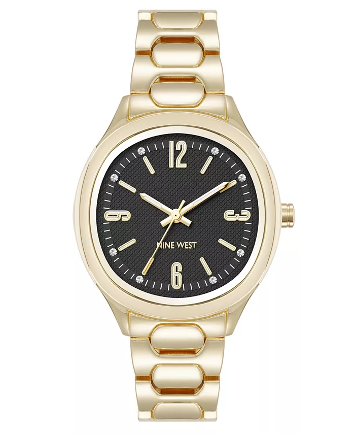 Женские часы Quartz Unique с черным и золотистым металлическим сплавом, 33 мм Anne Klein
Женские часы Quartz Unique с черным и золотистым металлическим сплавом, 33 мм Anne Klein